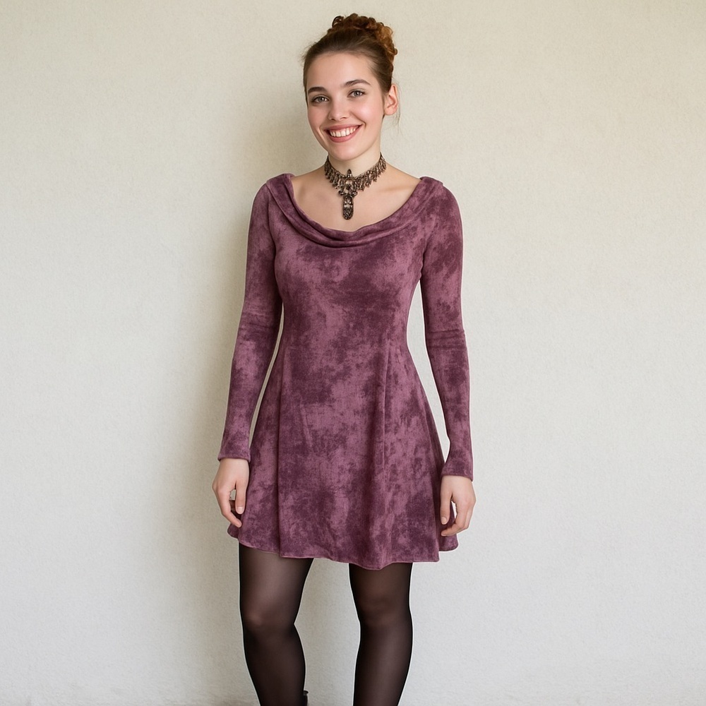 Urban Outfitters Purple Netting Dress Medium